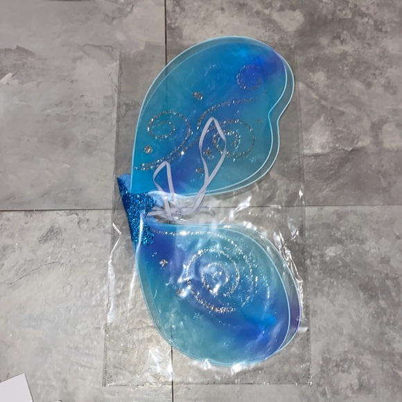 Halloween witch hat costume rainbow skirt kids girl play fairy wings - Picture 3 of 5